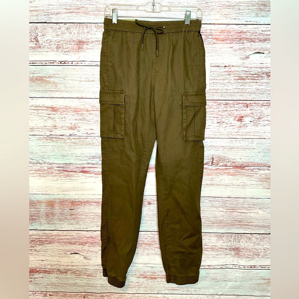NWT Good Fellow Cargo joggers army green size small